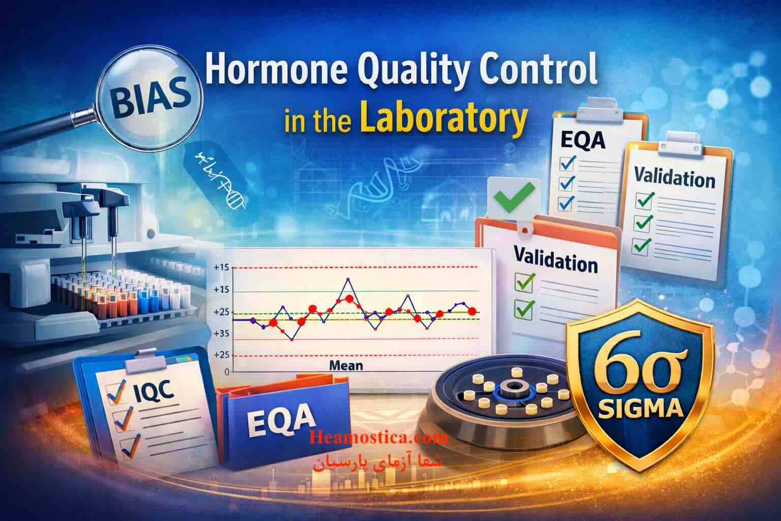 کنترل کیفی بخش هورمون