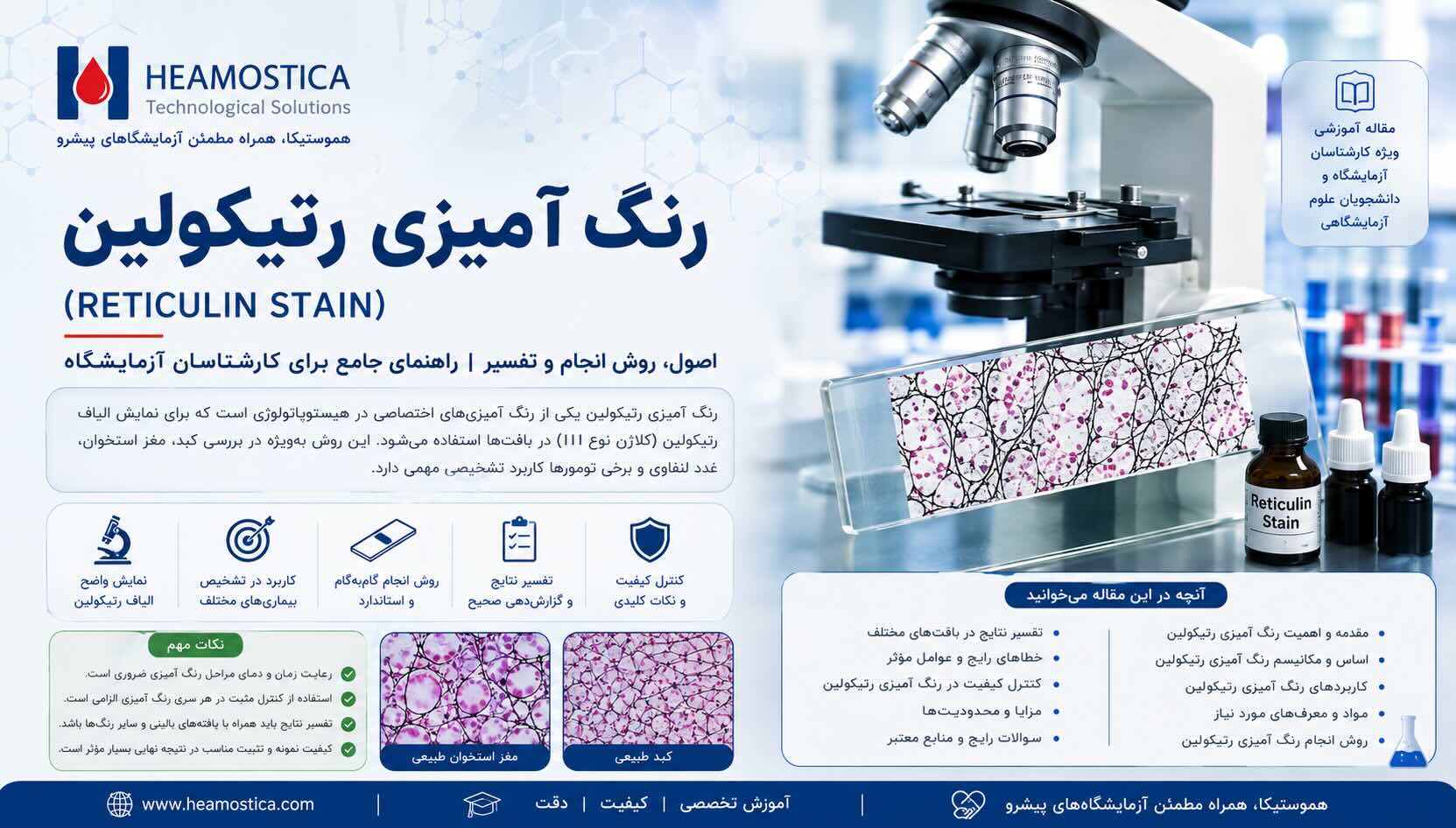 رنكَ آميزى رتيكولين