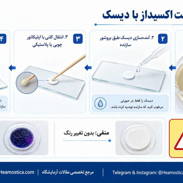 روش انجام تست اكسيداز با ديسك